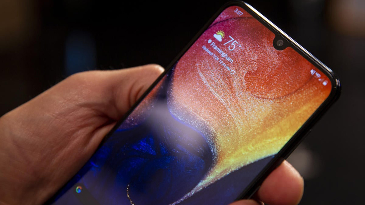 Samsung Galaxy A50 ekranı