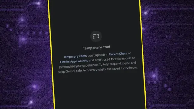 Google Gemini'a Geçici Sohbet Geldi!