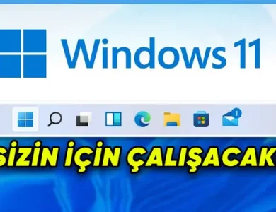 Windows 11'in Görev Çubuğu Yapay Zekâ Desteği Alacak!