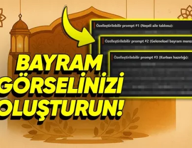 ChatGPT ile Bayram Kutlama Görseli Oluşturma