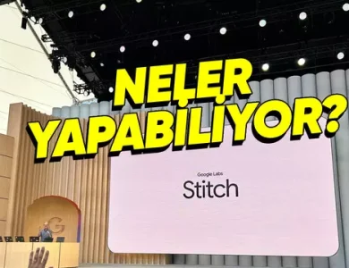 Google Yeni Kod Yazma Aracı Stitch'i Tanıttı