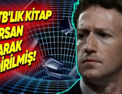 Meta, 82 TB'lık Kitabı Yapay Zekâsını Eğitmek İçin Torrentlemiş.