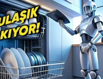 İnsansı Robotun Bulaşık Makinesine Kirlileri Yerleştirdiği Videosu Paylaşıldı
