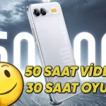 Realme, 15.000 mAh Bataryaya Sahip Yeni Telefon Modelini Tanıttı