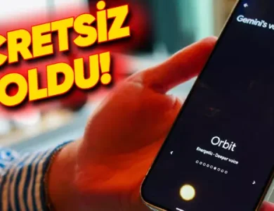 Gemini Live Herkese Ücretsiz Oldu!