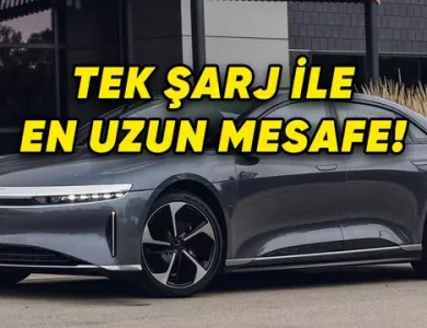 Bir Elektrikli Otomobille Tek Şarj Maksimum Menzil Rekoru