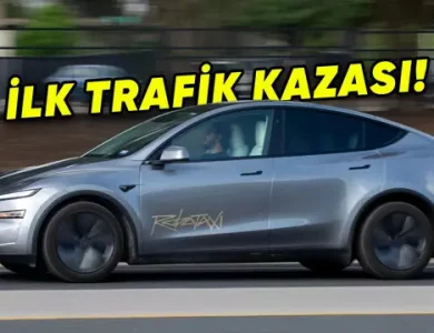Tesla Robotaksi, İlk Kez Trafik Kazasına Karıştı [Video]
