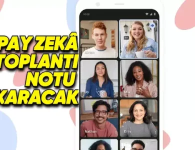 Google Meet'e Yapay Zekâyla Not Çıkarma Geliyor