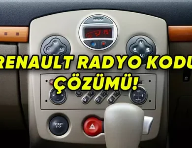 Renault Radyo Kodu Nasıl Girilir? [Güncel]