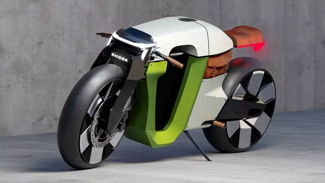 Skoda'dan Fütüristik Motosiklet Konsepti: Slavia B
