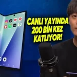 YouTuber, Samsung Galaxy Z Fold7'yi Canlı Yayında 200 Bin Kez Katlıyor!