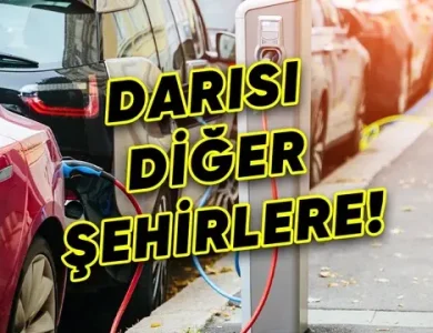 Ankara'da Elektrikli Araba Şarj Yerine Park Etmek Yasaklandı