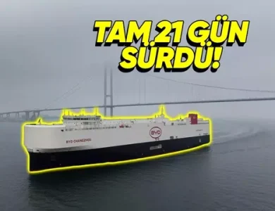 BYD'nin Vasıta Gemisi 'BYD Changzhou', 7 Bin Araçla Türkiye'ye Geldi 16 BYD'nin Araç Gemisi 'BYD Changzhou', 7 Bin Araçla Türkiye'ye Geldi