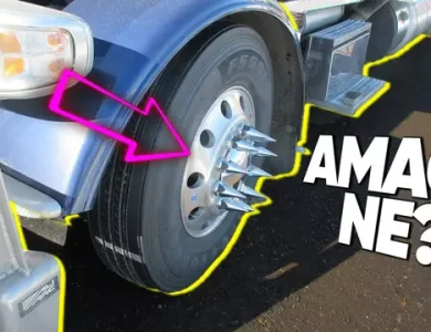 Kamyonların Tekerlerindeki Çiviler Ne Oluyor?