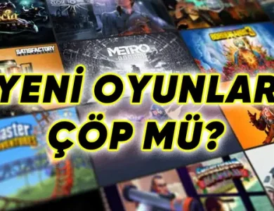 En Az 6 Yaşındaki Oyunlar, Daha Fazla Oynanıyor!