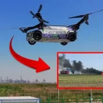 Tarihte İlk: Çin'de İki Uçan Araba Birbirleriyle Çarpıştı [Video]