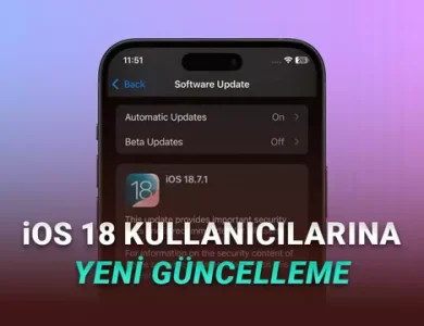 iOS 26'ya Geçmeyen iPhone'lar İçin iOS 18.7.1 Güncellemesi Yayımlandı: İşte Yenilikler!