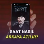 iPhone'ların Kilit Ekranında Saat, Duvar Kâğıdının Arkasına Nasıl Atılır?