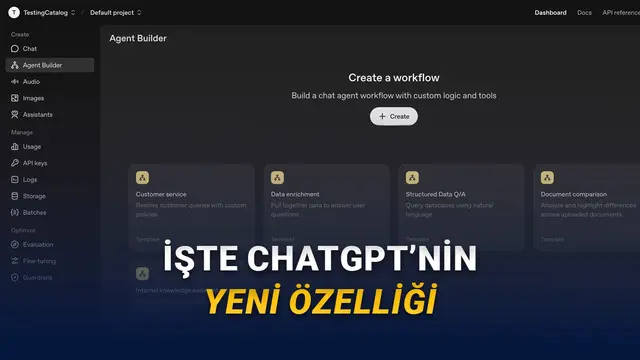 OpenAI'ın Bu Akşam Tanıtacağı "Agent Builder" Sızdırıldı (Yine Onlarca Şirketi Batıracak)