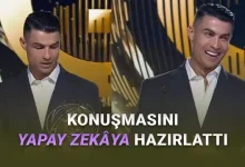 Cristiano Ronaldo, Ödül Töreni Konuşmasını Yapay Zekaya Yazdırdığını Açıkladı