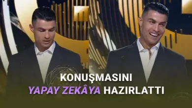 Cristiano Ronaldo, Ödül Töreni Konuşmasını Yapay Zekaya Yazdırdığını Açıkladı