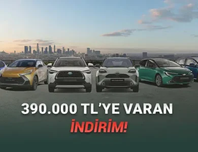 Ekim 2025 Toyota Sıfır Otomobil Kampanyaları: Hem İndirim Hem Kredi Fırsatı!