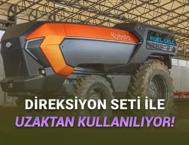 Dünyanın İlk Hidrojen Yakıtlı, Otonom Traktörü: Karşınızda Kubato