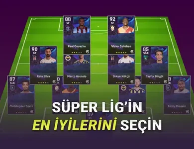 TFF ile eFootball İş Birliği Yaptı: Süper Lig'in En İyi 11'lerini Seçeceksiniz