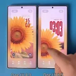Samsung telefonlarda kilit ekranındaki saat, arka plan resmine göre şekil değiştirecek