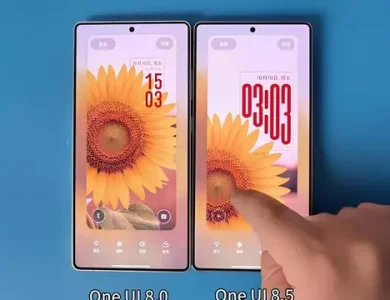Samsung telefonlarda kilit ekranındaki saat, arka plan resmine göre şekil değiştirecek