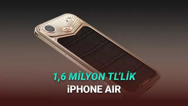Caviar, Araba Parasına Satacağı Ultra Lüks iPhone Air Koleksiyonunu Tanıttı