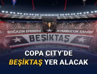 Futbol Maçlarını Organize Etme Oyunu Copa City'de Türkiye'den Beşiktaş da Olacak
