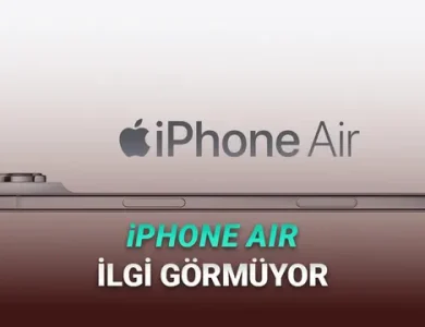 İnce Tasarımlı iPhone Air Sınıfta Kaldı: Apple, Üretimi Düşürüyor!