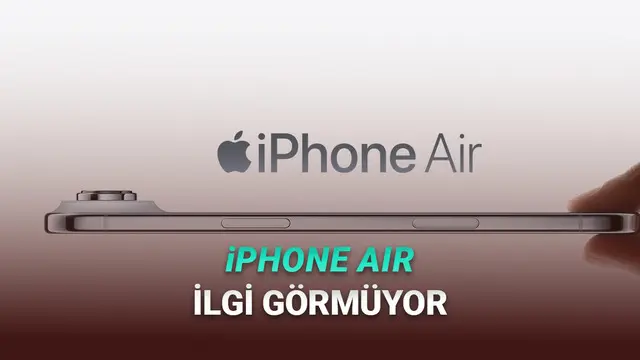 İnce Tasarımlı iPhone Air Sınıfta Kaldı: Apple, Üretimi Düşürüyor!