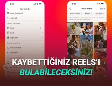 Instagram'a "Reels İzleme Geçmişi" Geldi: Iyi mi Kullanılır? 13 Instagram'a "Reels İzleme Geçmişi" Geldi: Nasıl Kullanılır?