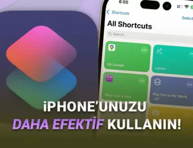 Apple, Kestirmeler Uygulamasını Güncelledi: iPhone'lara 25'ten Fazla Yeni Kısayol Geldi!