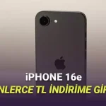 Kasım İndirimleri Bomba Gibi Başladı: iPhone 16e Bugüne Kadarki En Düşük Fiyatına İndi