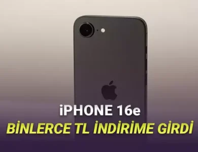 Kasım İndirimleri Bomba Gibi Başladı: iPhone 16e Bugüne Kadarki En Düşük Fiyatına İndi