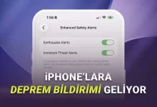 Nihayet Geliyor: Artık iPhone'larda da Android Benzeri Deprem Bildirimleri Bulunacak