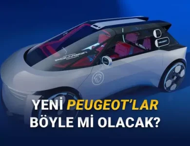 Yeni Peugeot 208'in Fütüristik Konsepti Ortaya Çıktı (Çok Yakında Tanıtılacak)