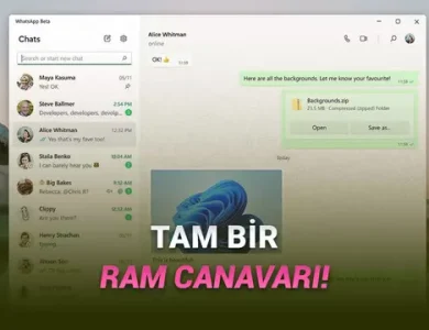 WhatsApp'ın Yeni Windows 11 Uygulaması "Çöp" Çıktı: Kullanıcılar Saç Baş Yoluyor!