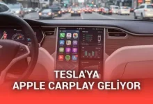 Tesla otomobillere yıllar sonra Apple CarPlay desteği geliyor