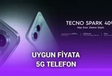 Uygun fiyata 6000 mAh batarya ve 5G sunan TECNO SPARK 40 indirime girdi