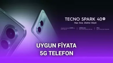 Uygun fiyata 6000 mAh batarya ve 5G sunan TECNO SPARK 40 indirime girdi