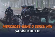 Mercedes-Benz G Serisi ile Opel Corsa çarpıştı: Dev SUV'un şasisi koptu!