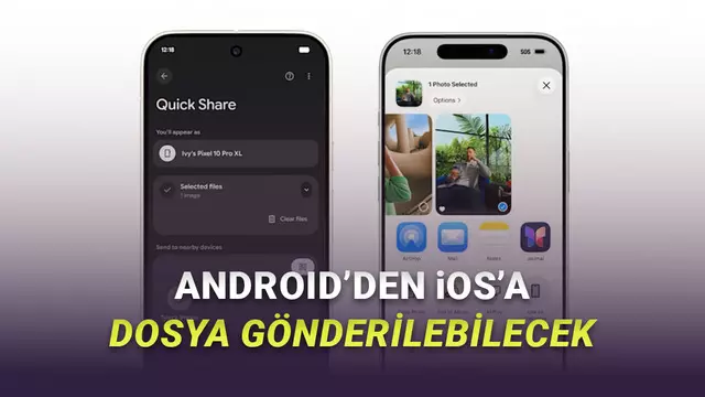 Tarihi Yenilik: İlk Kez Bir Android Telefon, AirDrop ile iPhone'lara Dosya Gönderebilecek