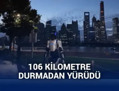 Tek şarj ile hiç durmadan 106 kilometre yürüyen insansı robot dünya rekoru kırdı