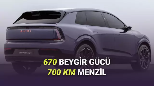Tasarımıyla Büyüleyen Elektrikli Otomobil AUDI E8 SUV Tanıtıldı