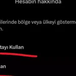 X'te "Batı Asya" Olarak Gösterilen Konum Bilgisi Nasıl "Türkiye" Olarak Değiştirilir?