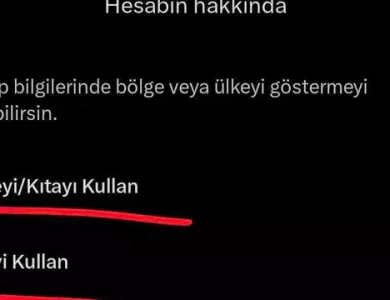 X'te "Batı Asya" Olarak Gösterilen Konum Bilgisi Nasıl "Türkiye" Olarak Değiştirilir?